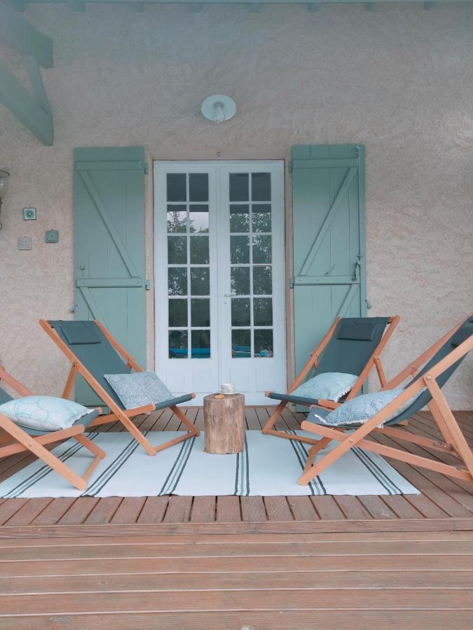 Chambre Familiale Anna "Mon Lit Au Pre" , Jusqu'A 4 Adultes Et 2 Enfants Avec Piscine Familles, Couples Ou Femmes Seulement Pontours Eksteriør billede